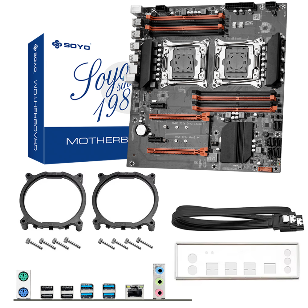 SOYO X99 Dual Gaming-moederbor - Dual Lga2011-3 Server Motherboard Combo recensie en prijs
